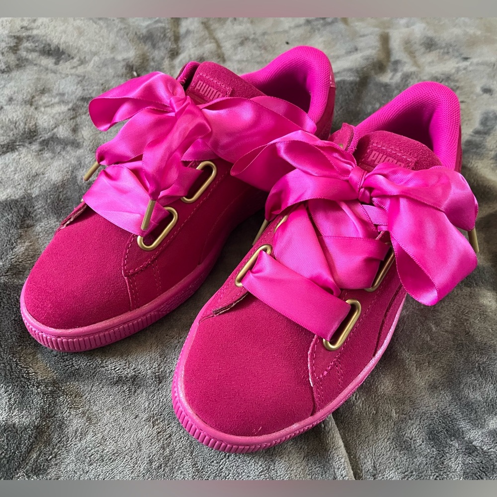 Puma Pink Wide Lace